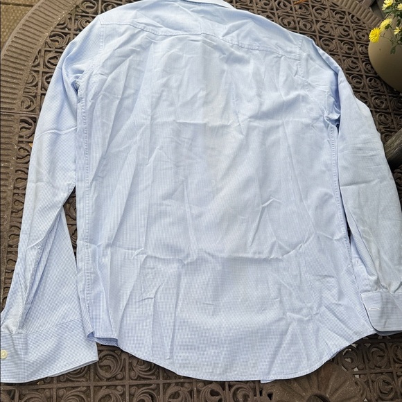 Tiger of Sweden Men’s Blue Checkered Cotton Shirt. Size 41 - Picture 5 of 8